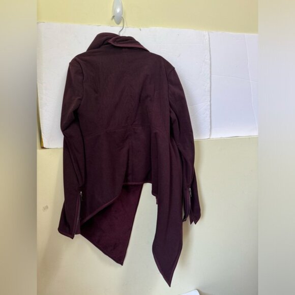 Lululemon Presence OfMind Jacket Sherpa Fleece Red Cozy Wrap Cardi Zip Sleeve 8 - Picture 4 of 16